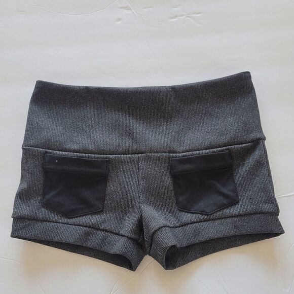 California kisses Other - California Kisses juniors charcoal high waisted swim shorts pockets size S slim